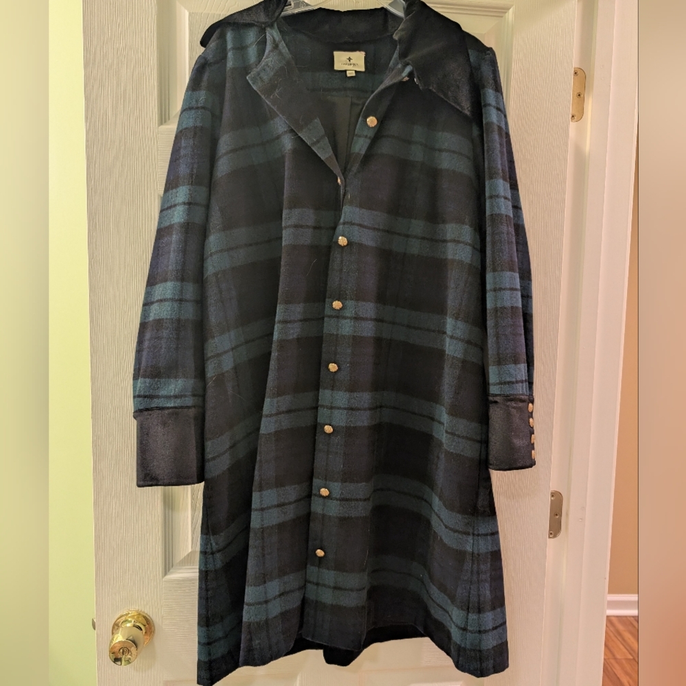 XXXL Tuckernuck Twiggy Wool Blackwatch Coat Dress